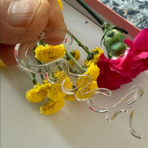 Coach Transparent Script Keychain - Picture 3 of 4